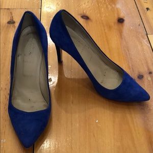 Jcrew pump blue  (worn not new)